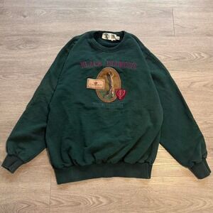 Vintage 90s SDI Black Diamond Sporting Collection Golf Sweatshirt XL Forest
